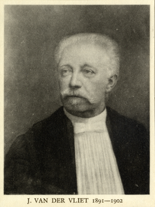 106909 Portret van prof.dr. J. van der Vliet, geboren 1847, hoogleraar in de letterkunde aan de Utrechtse hogeschool ...